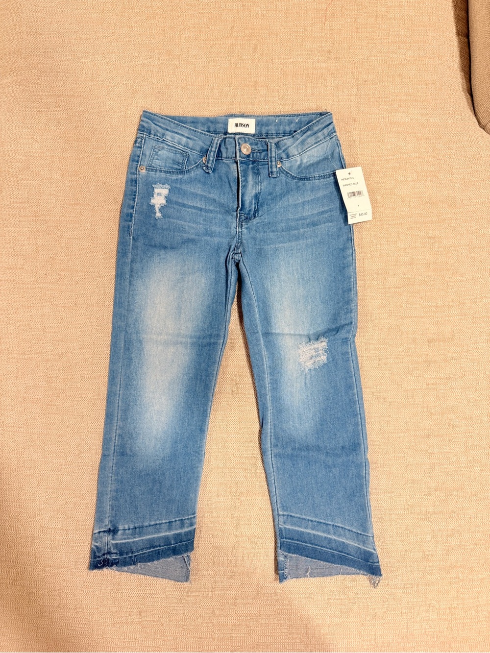 Hudson Jeans Light Blue Distressed Kids Jeans